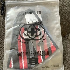 New in bag stance face mask